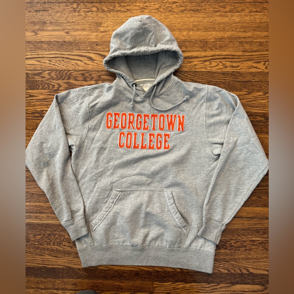 #553 GEORGETOWN  College Gray (LEAGUE) Georgetown College Hoodie